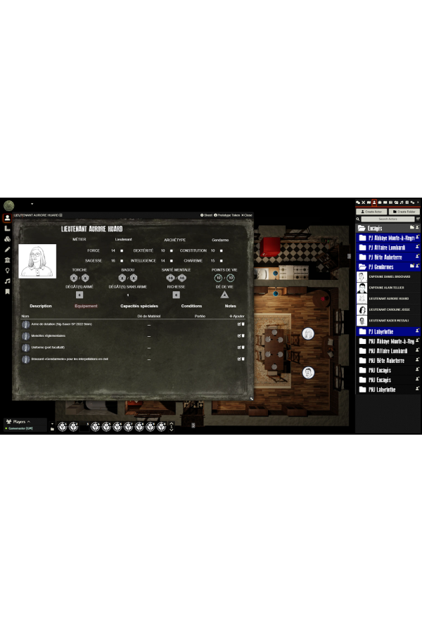Les Encagés - Module Foundry VTT
