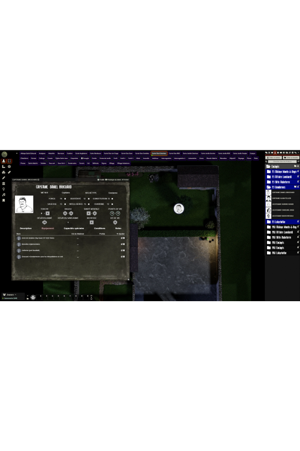 Les Encagés - Module Foundry VTT