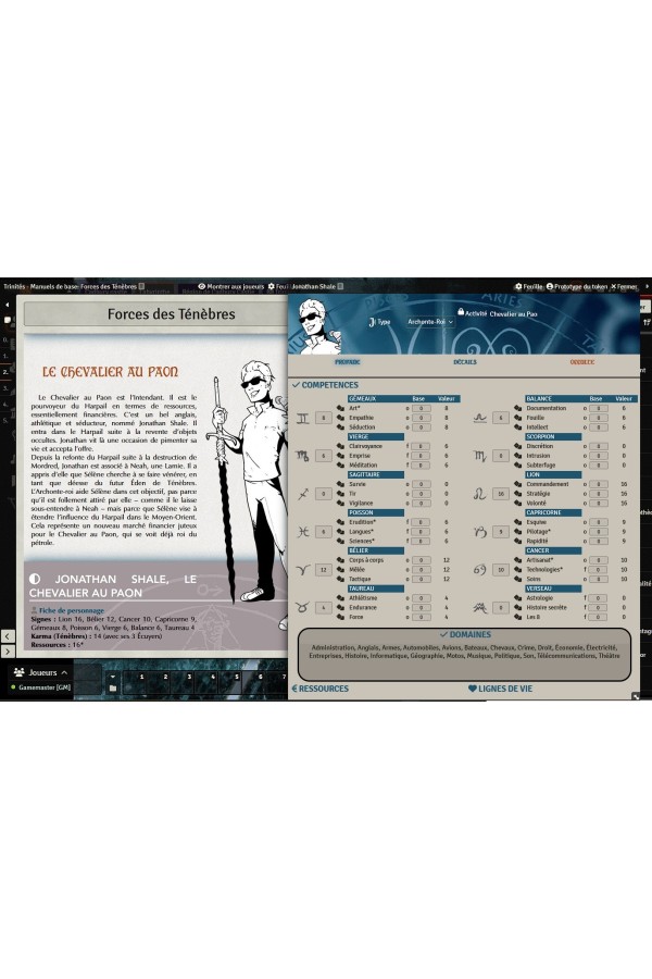 Module Foundry - Trinités - Livres de base