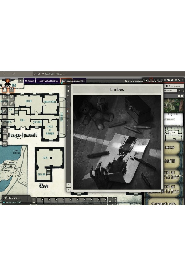 Module Foundry - Cthulhu Hack ou Clé en Main - Limbes