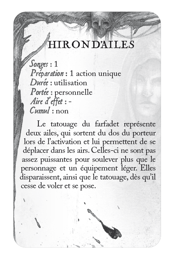 Cartes sortilèges de base - Songes
