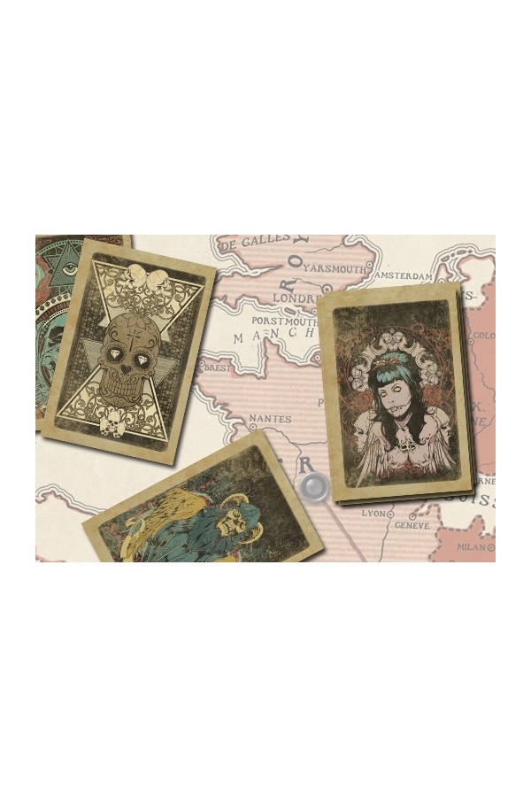 Cartes des sociétés secrètes Skull & Bones