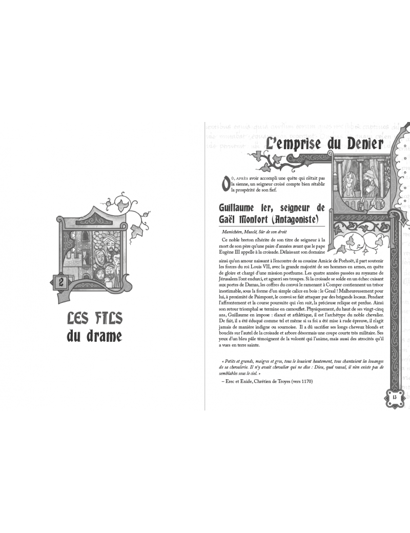 Le conte de la coupe et du denier + écran