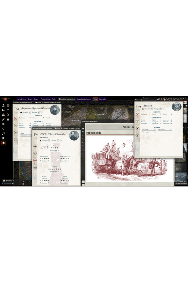 Module Foundry - Cabinet des Murmures - Livre de base