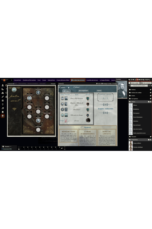 Module Foundry - Cabinet des Murmures - Livre de base