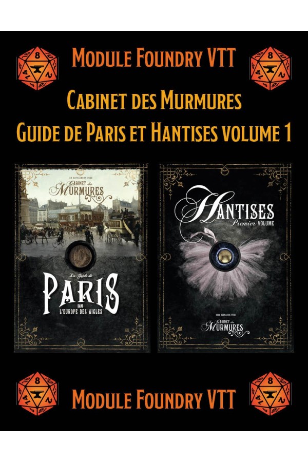 Module Foundry - Cabinet des Murmures - Guide de Paris et Hantises volume 1