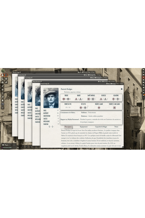 Module Foundry - Aventures à Salem