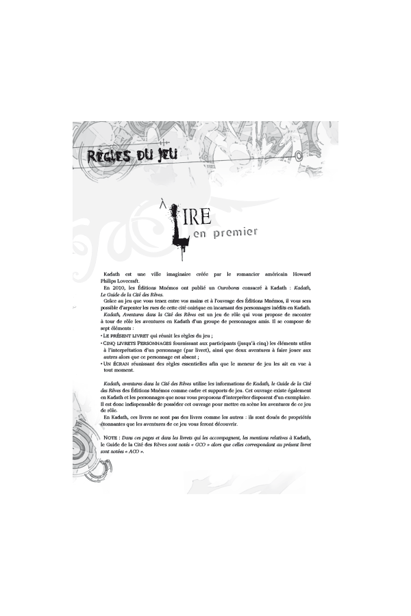 Kadath, Aventures dans la Cité inconnue