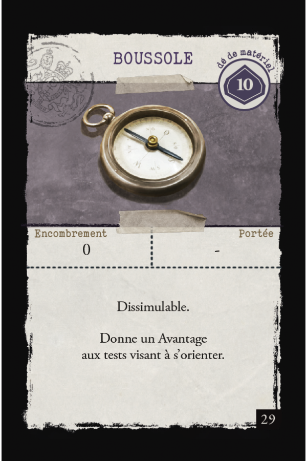 Section 13 - Matériel de mission