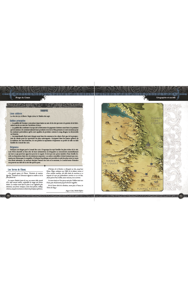 Le Monde des Plans + dossiers de personnages prétirés