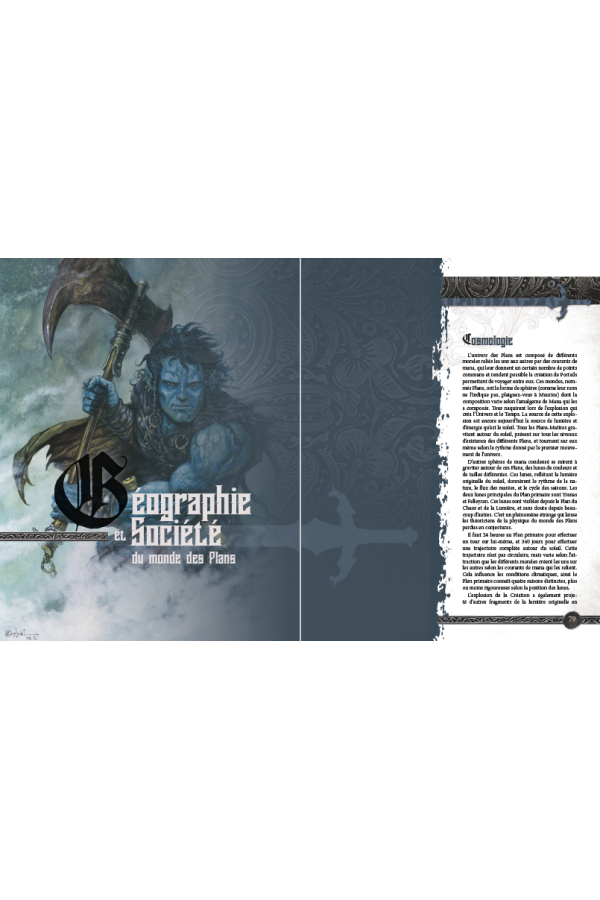 Le Monde des Plans + dossiers de personnages prétirés