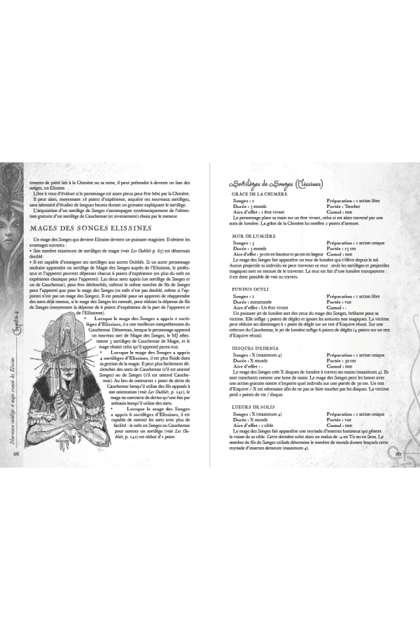 Félons + fiches de personnages prétirés