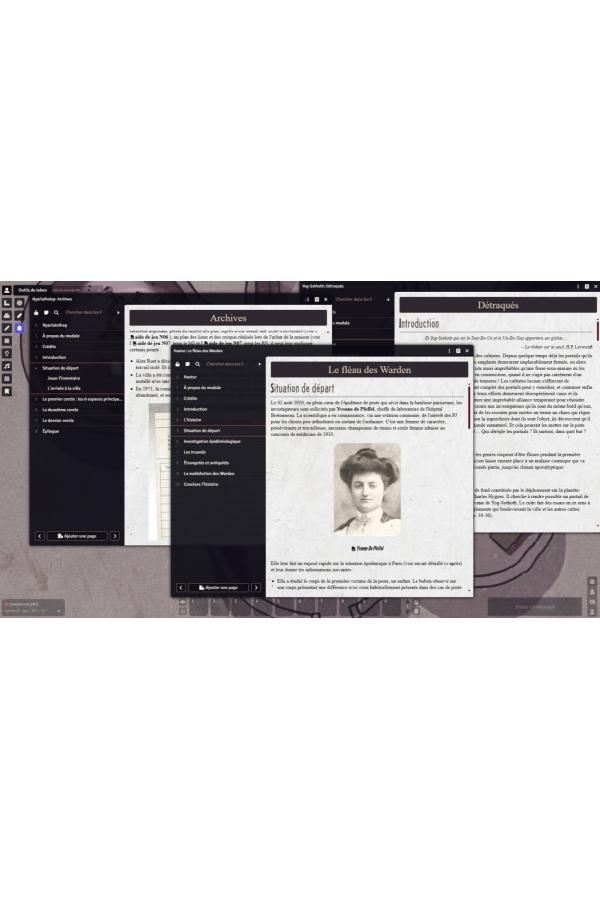 Module Foundry - Cthulhu Hack - Scénarios Libri Deorum