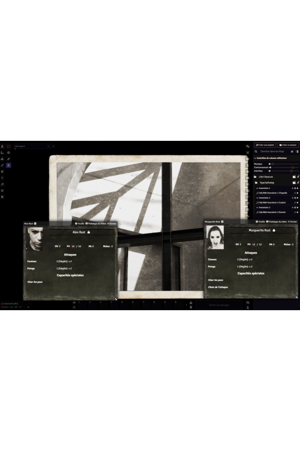 Module Foundry - Cthulhu Hack - Scénarios Libri Deorum