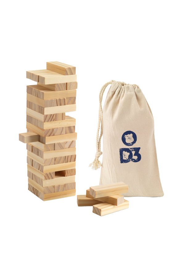 Tour de briques de bois