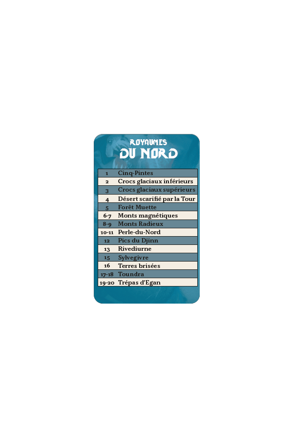 Cartes Retour à la tour sombre