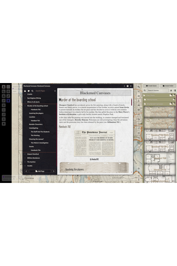 Cthulhu One Shots (Foundry Module)