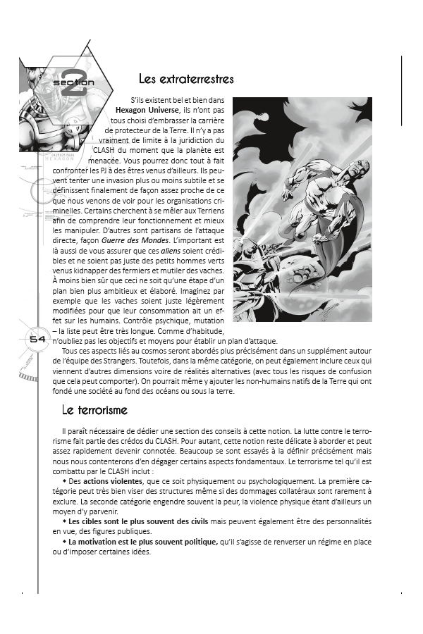 L'Écran du Meneur de Jeu Hexagon