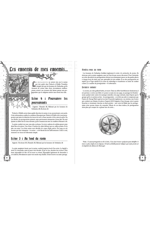 La Flamme verte & écran du MJ