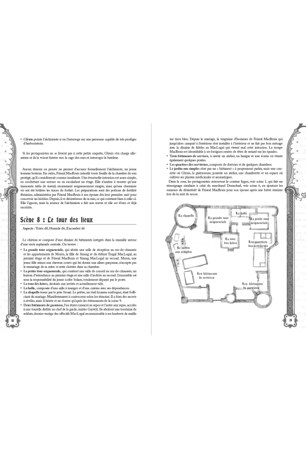 La Flamme verte & écran du MJ