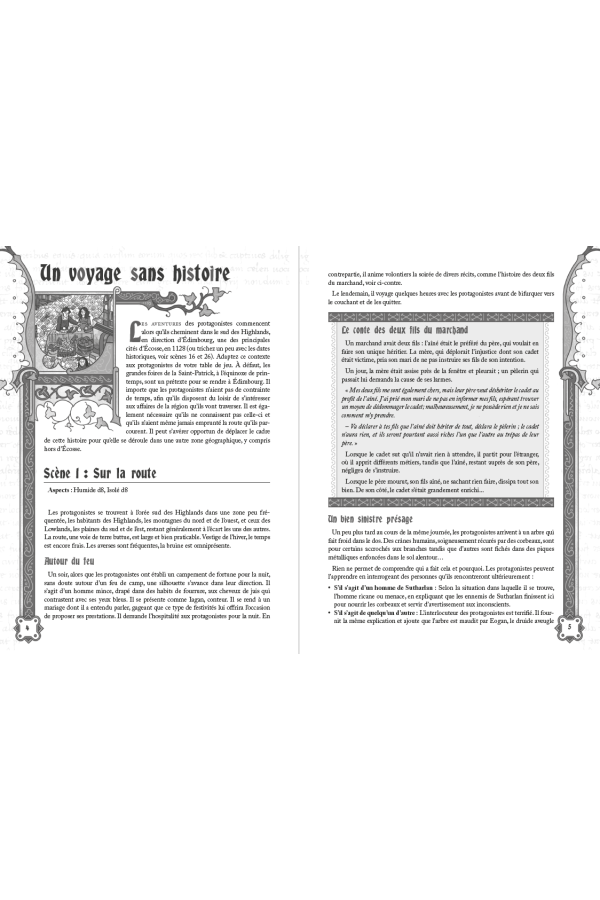 La Flamme verte & écran du MJ
