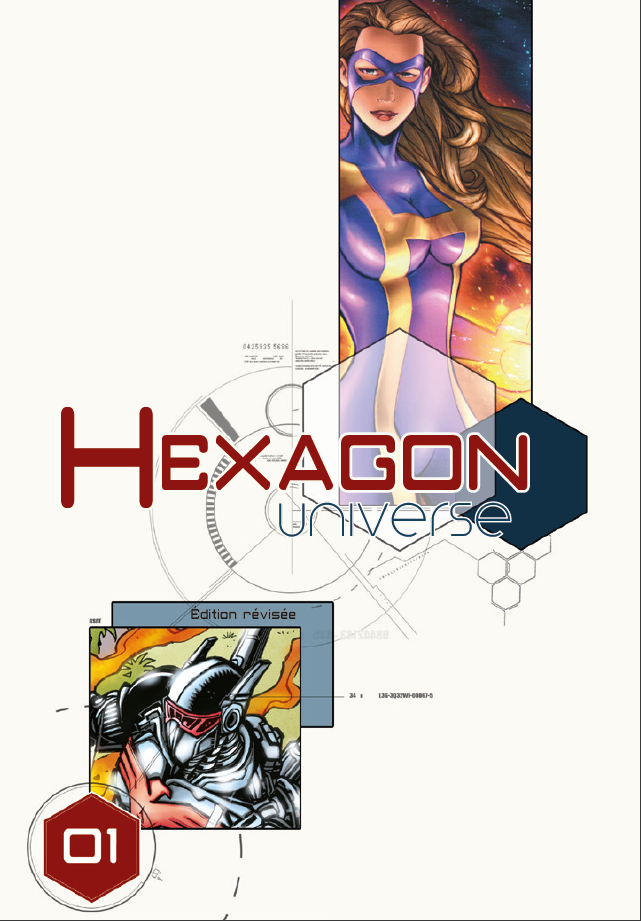 Couverture du jeu de rôle Hexagon Universe