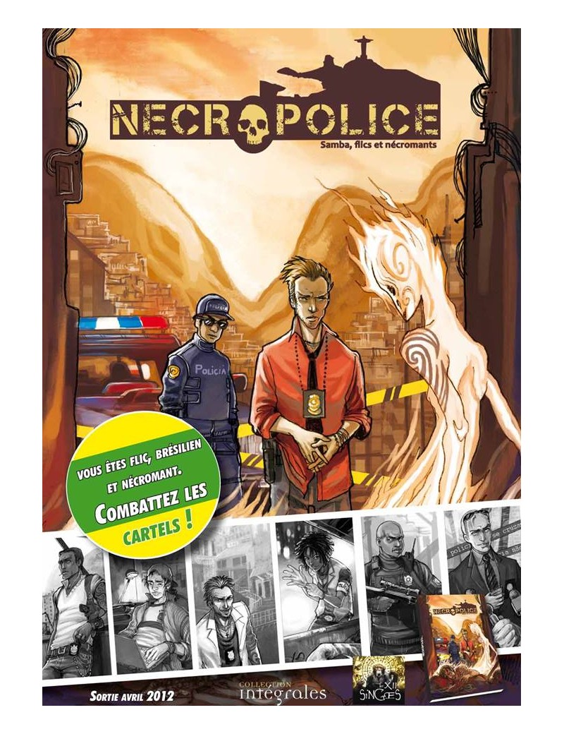 Couverture du jeu de rôle Necropolice