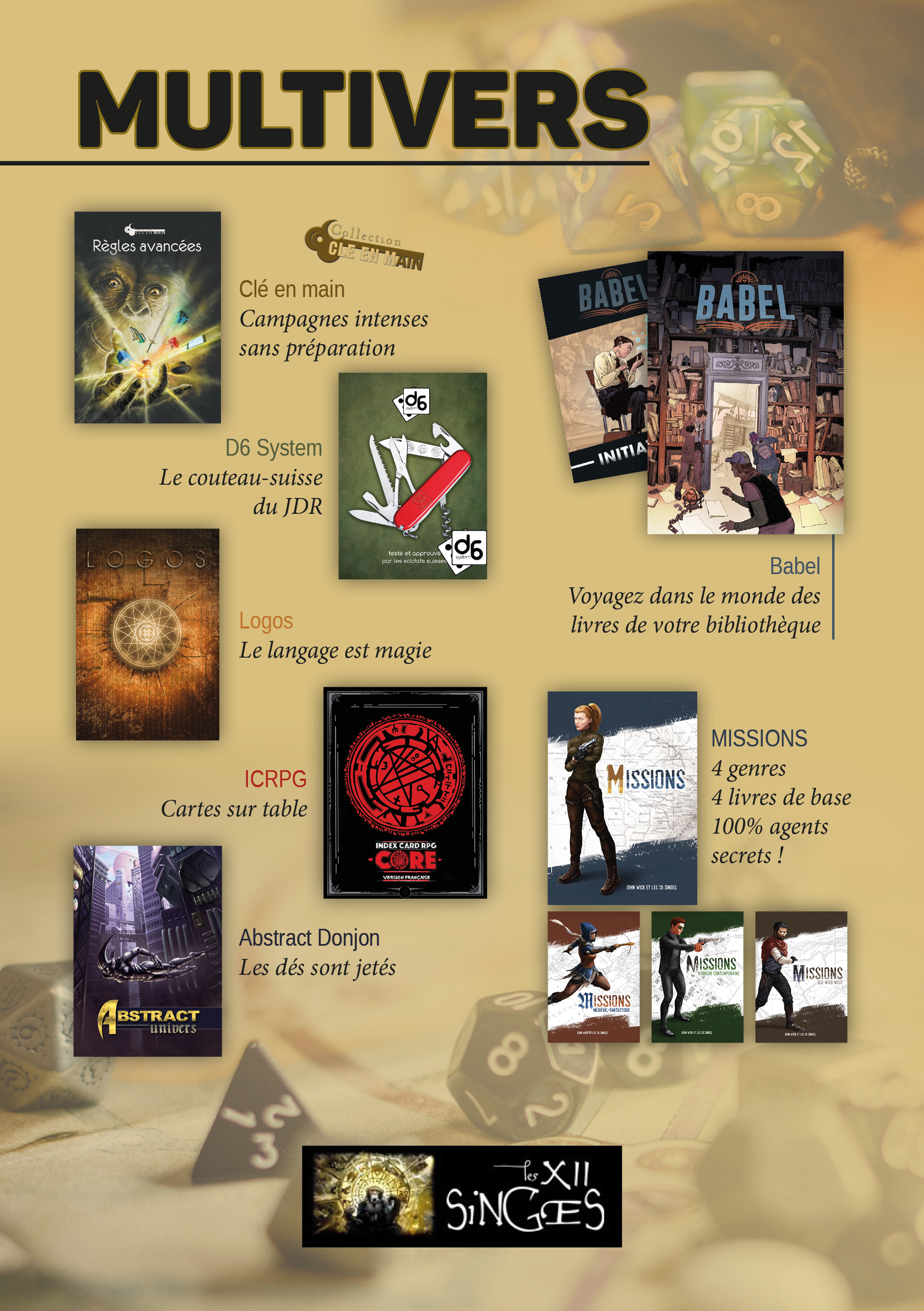 Multivers — couvertures cliquables