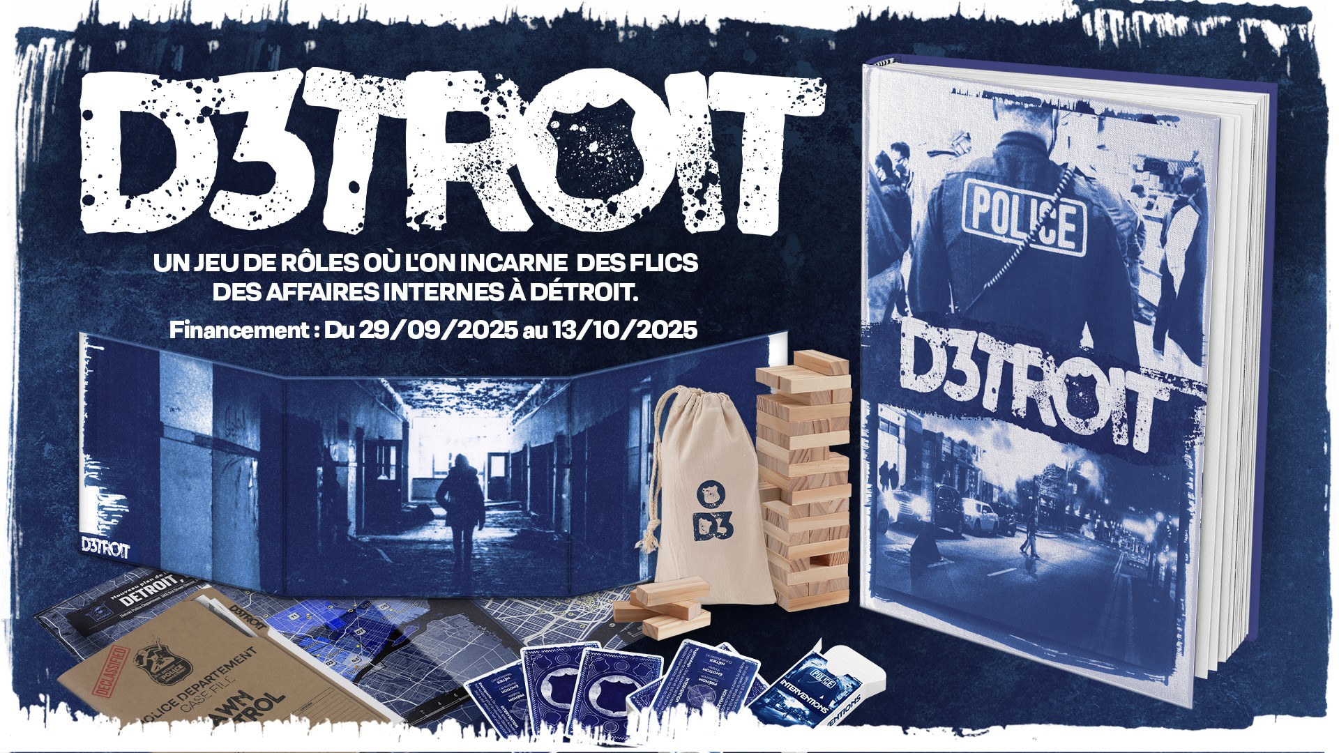 Un jeu de rôles où l'on incarne des flics des Affaires Internes à Détroit