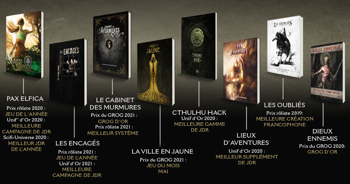 Nos jeux primés