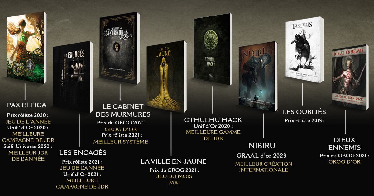 Nos jeux primés